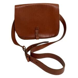 Lucky Brand The Point Genuine Leather Saddle Bag